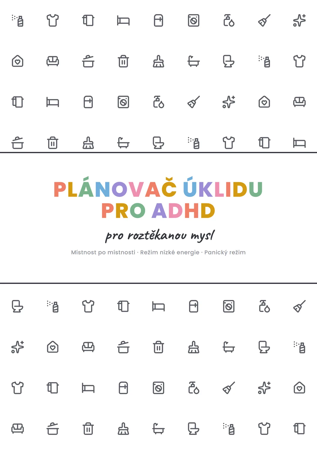 Obálka Plánovače úklidu pro ADHD